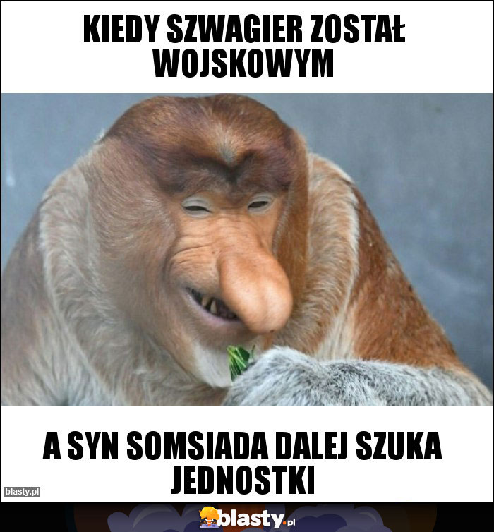 Kiedy szwagier został wojskowym