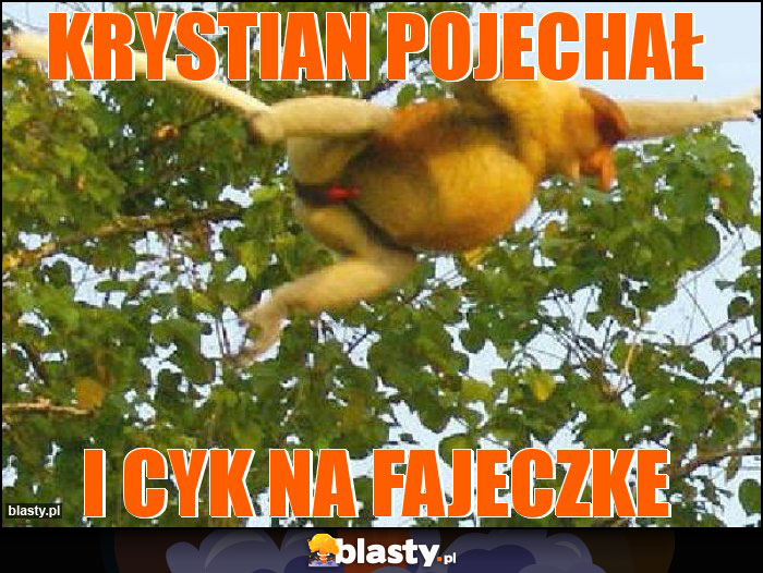 Krystian pojechał