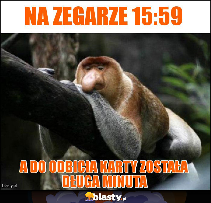 Na zegarze 15:59