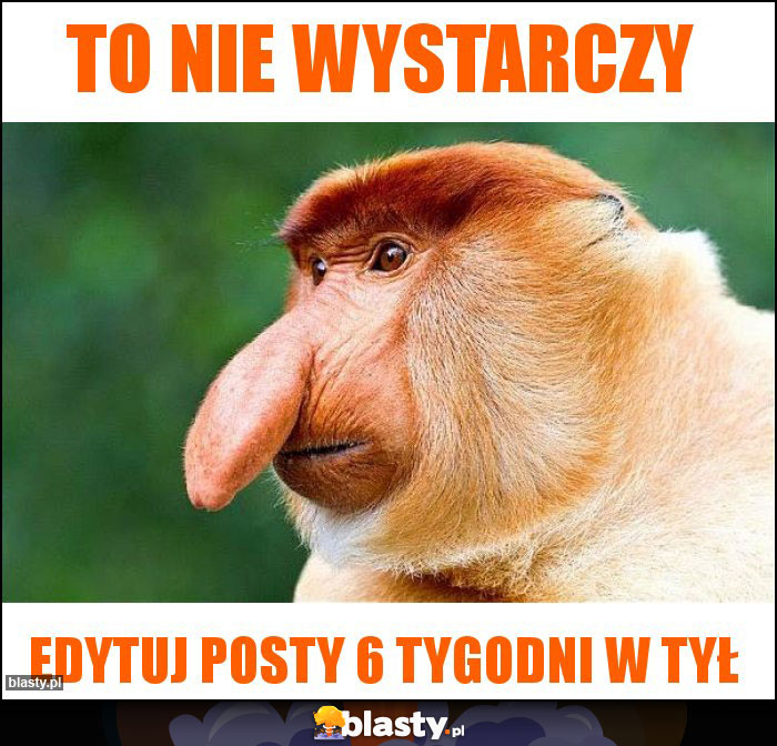 to nie wystarczy