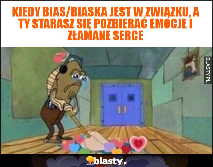 Kiedy bias/biaska jest w związku, a ty starasz się pozbierać emocje i złamane serce