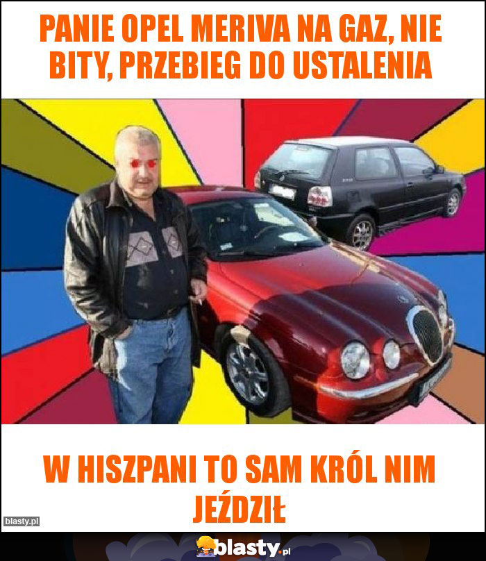 panie opel meriva na gaz, nie bity, przebieg do ustalenia