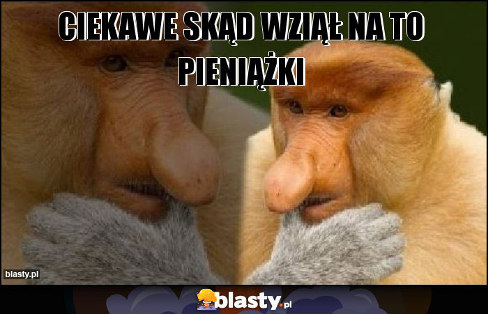 ciekawe skąd wziął na to pieniążki