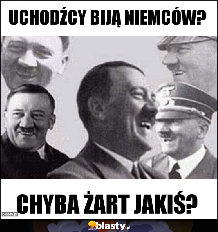 Uchodźcy biją niemców?