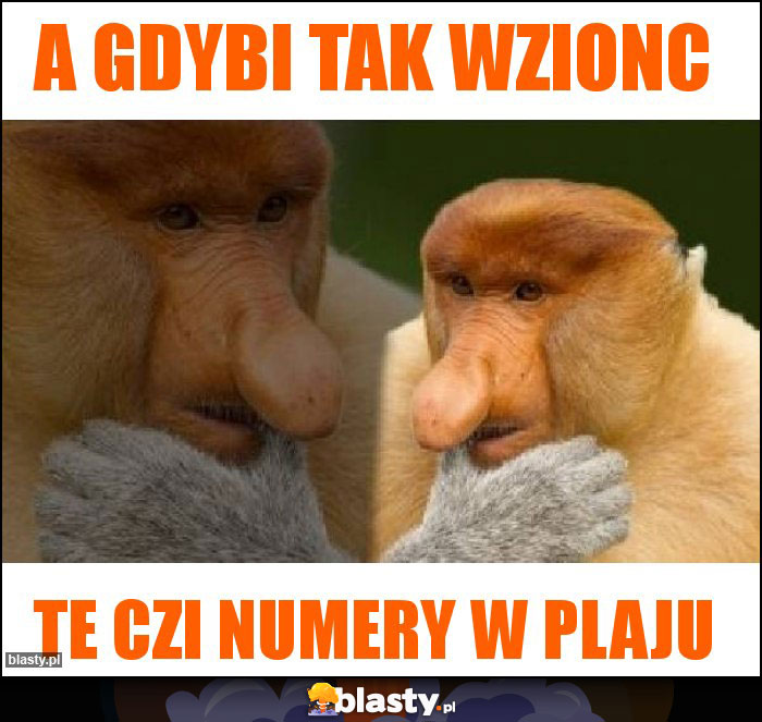 a gdybi tak wzionc