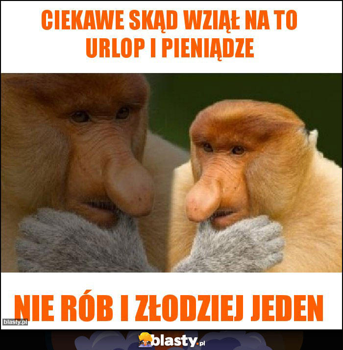 Ciekawe skąd wziął na to urlop i pieniądze