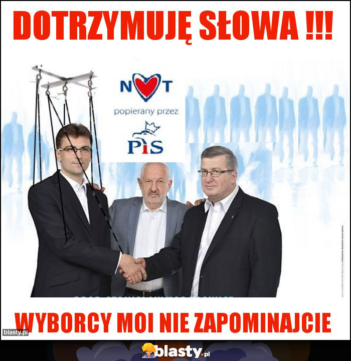 DOTRZYMUJĘ SŁOWA !!!