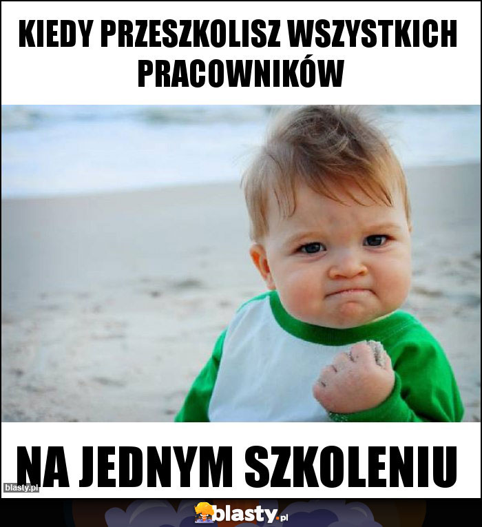 kiedy przeszkolisz wszystkich  pracowników