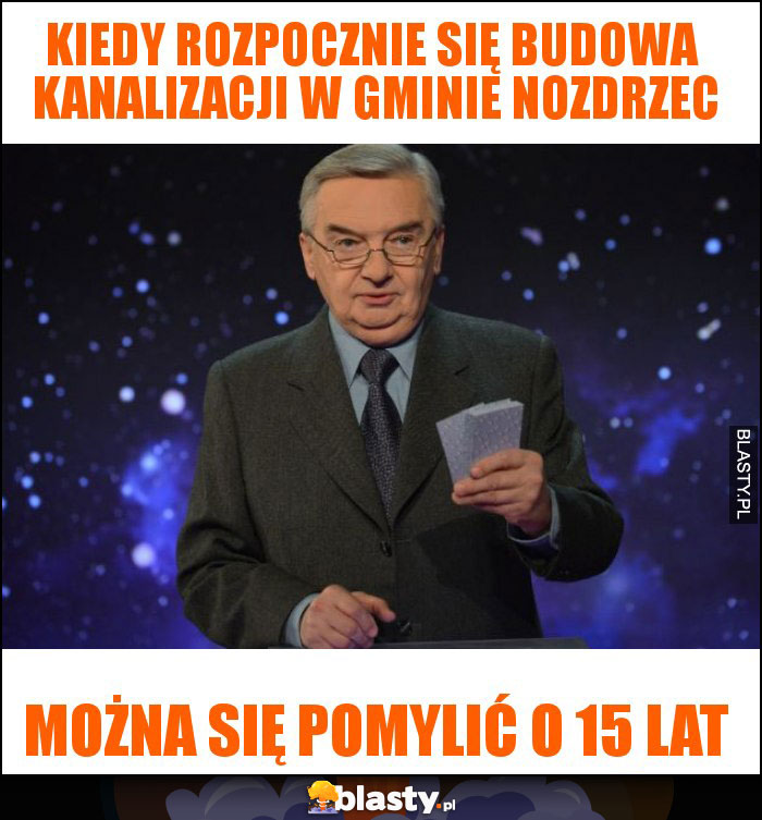 kiedy rozpocznie się budowa  kanalizacji w Gminie Nozdrzec