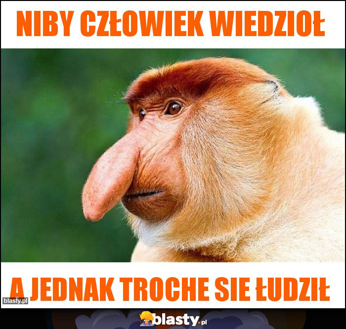 Niby człowiek wiedzioł