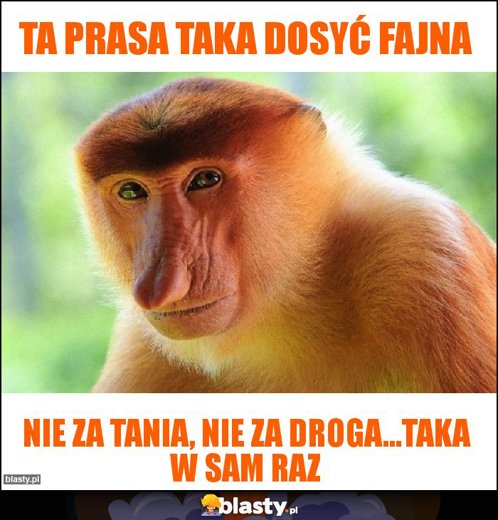 Ta prasa taka dosyć fajna