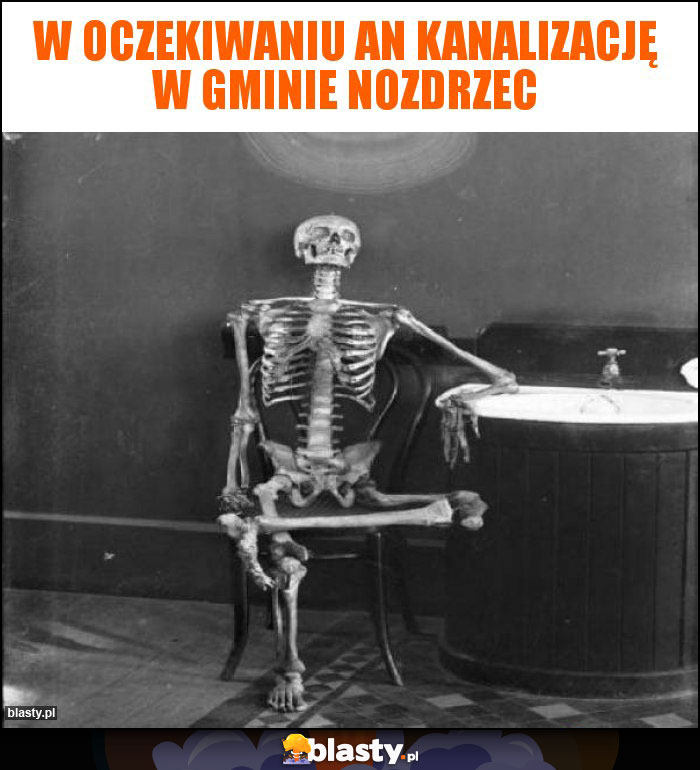 w oczekiwaniu an kanalizację w Gminie Nozdrzec