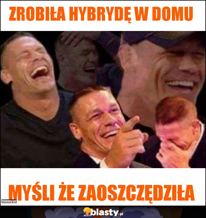 Zrobiła hybrydę w domu