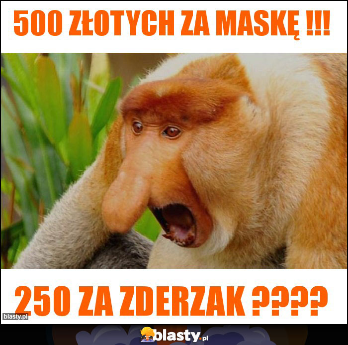 500 złotych za maskę !!!