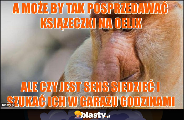 A może by tak posprzedawać ksiązeczki na oelix