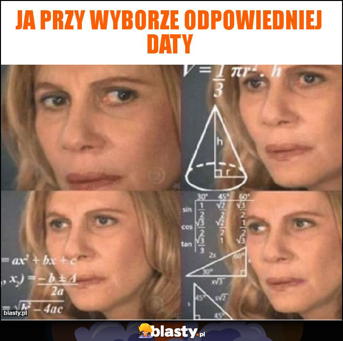 ja przy wyborze odpowiedniej daty