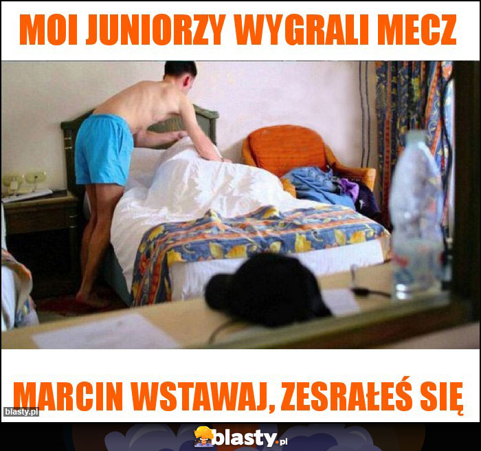 Moi juniorzy wygrali mecz