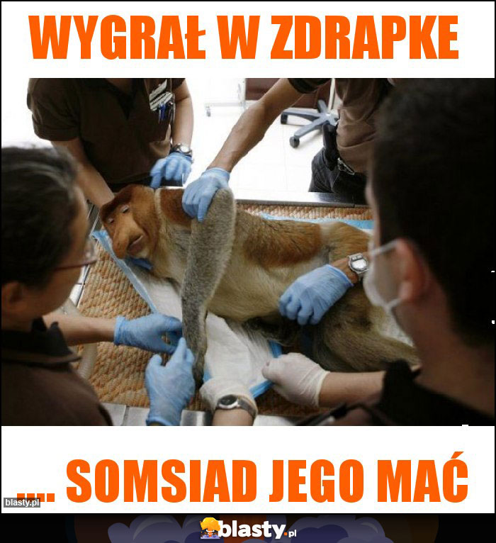 Wygrał w zdrapke