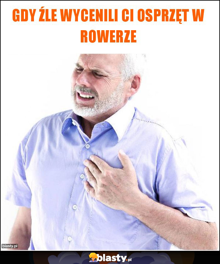 Gdy źle wycenili Ci osprzęt w rowerze