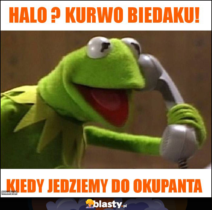 Halo ? Kurwo Biedaku!