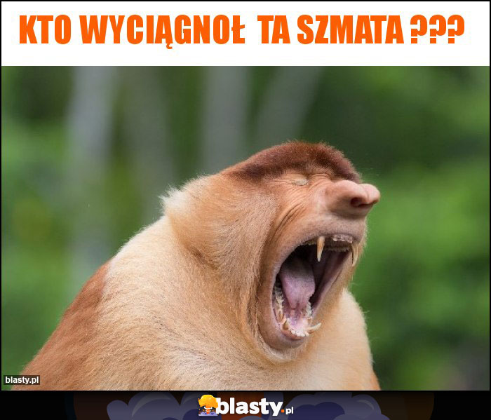 Kto wyciągnoł  ta szmata ???