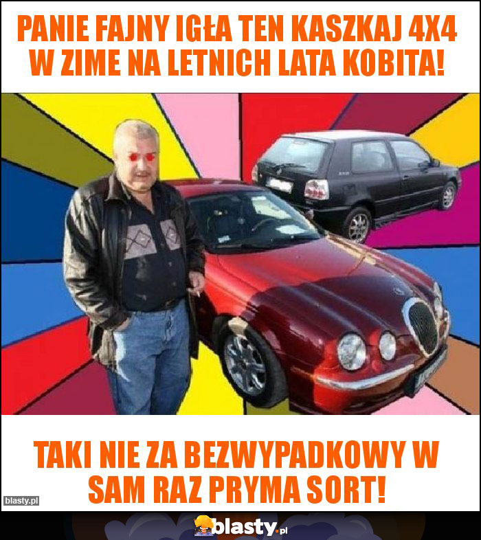 Panie fajny igła ten Kaszkaj 4x4 w zime na letnich lata kobita!