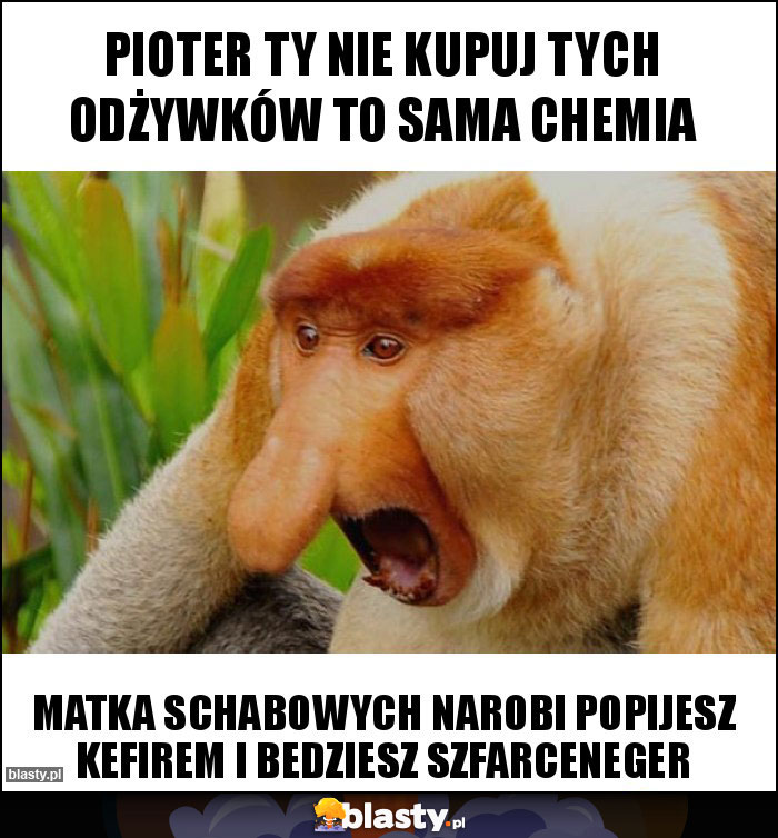 PIOTER TY NIE KUPUJ TYCH ODŻYWKÓW TO SAMA CHEMIA