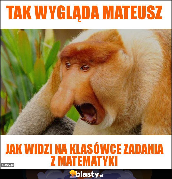 tak wygląda Mateusz