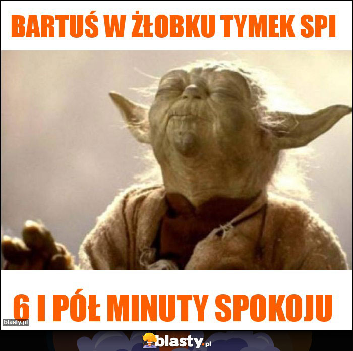 Bartuś w żłobku Tymek spi