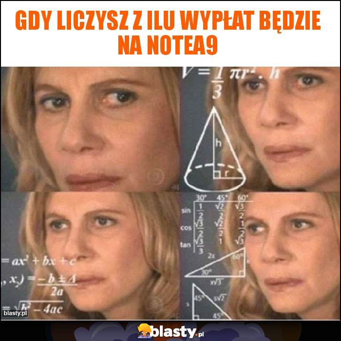 Gdy liczysz z ilu wypłat będzie na notea9