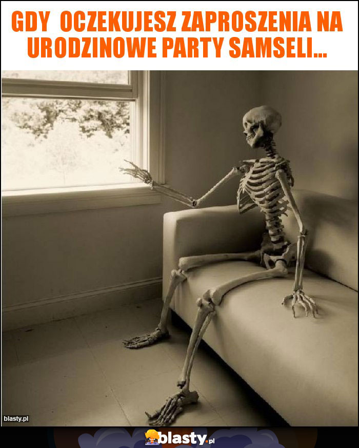 Gdy  oczekujesz zaproszenia na urodzinowe party Samseli...