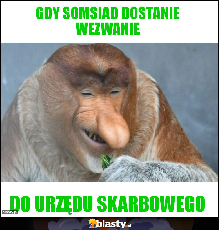 gdy somsiad dostanie wezwanie