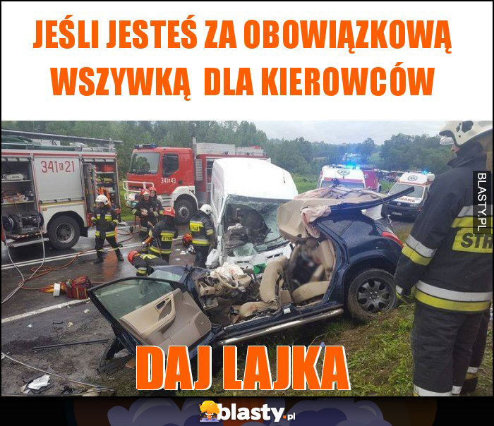 Jeśli jesteś za obowiązkową wszywką  dla kierowców