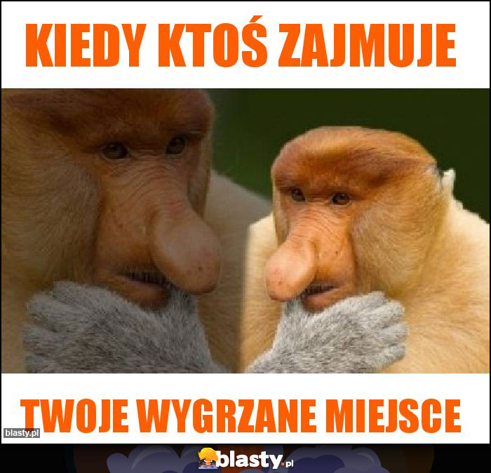 kiedy ktoś zajmuje