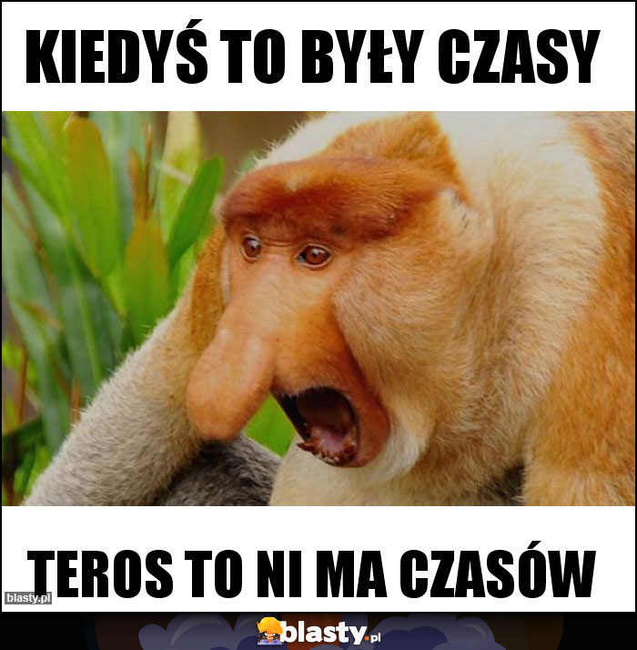 KIEDYŚ TO BYŁY CZASY