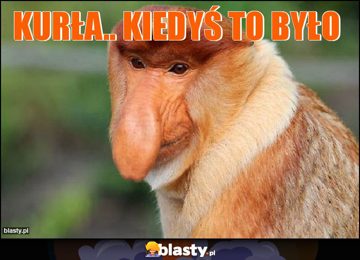 Kurła.. kiedyś to było