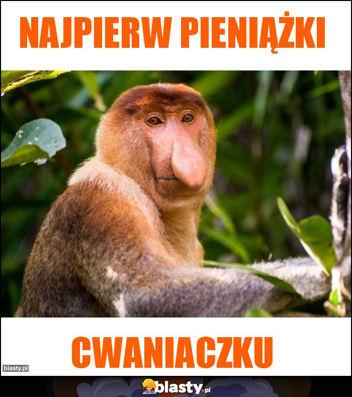 Najpierw pieniążki