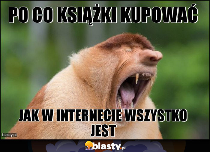 po co książki kupować