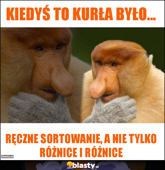 Kiedyś to kurła było...