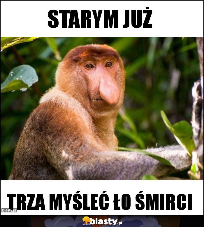 Starym już