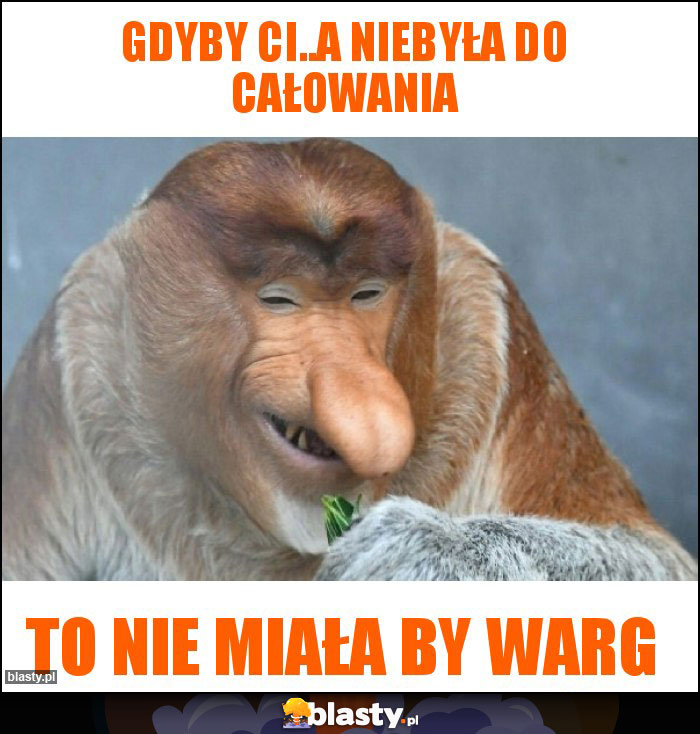 Gdyby Ci..a niebyła do całowania