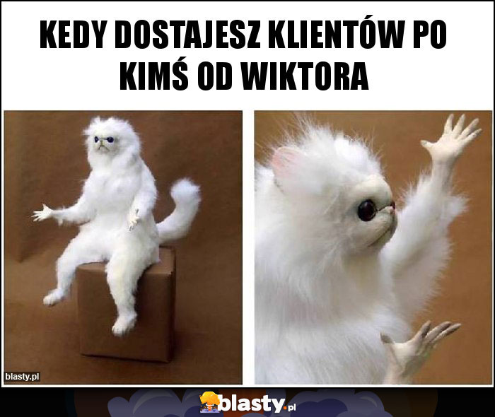 kedy dostajesz klientów po kimś od Wiktora