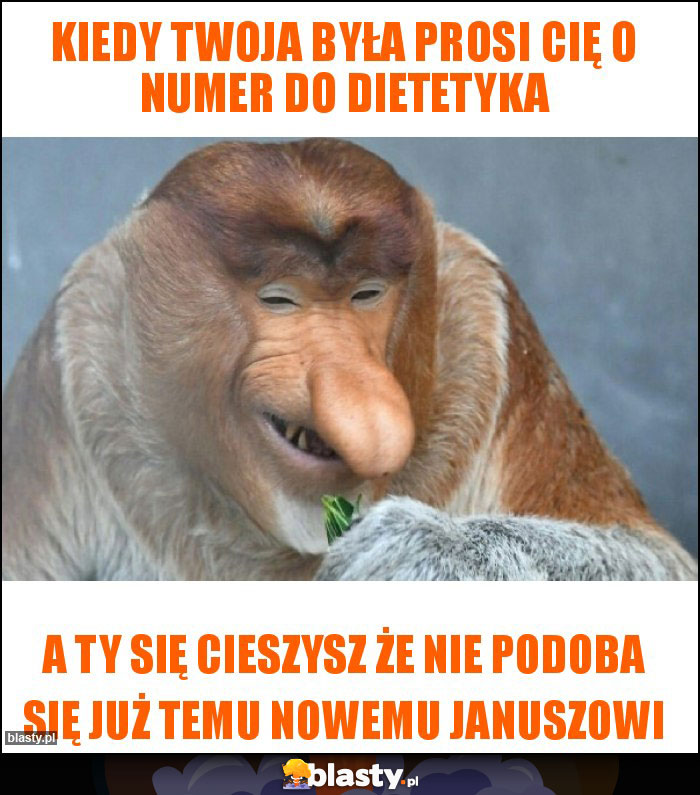 Kiedy twoja była prosi cię o numer do dietetyka