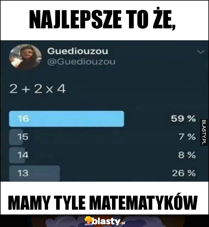 Najlepsze to że,