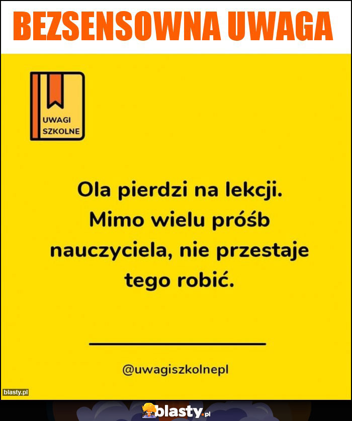 Bezsensowna uwaga