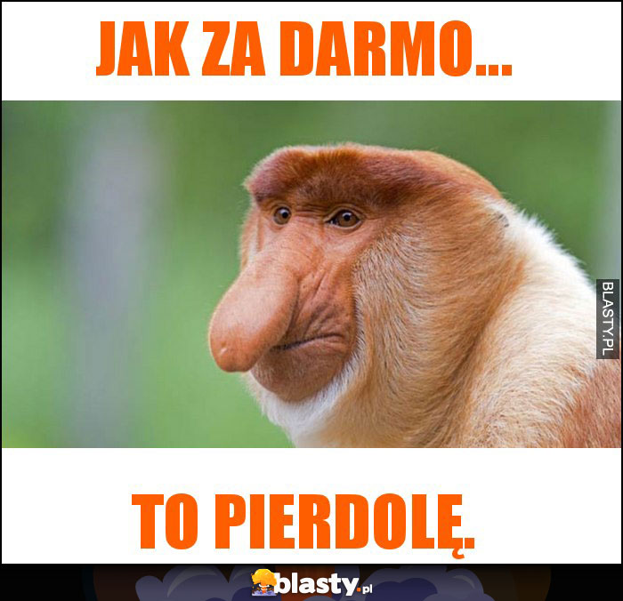 Jak za darmo...