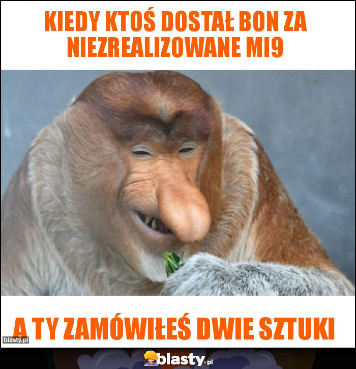 Kiedy ktoś dostał bon za niezrealizowane mi9