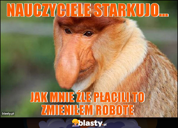 Nauczyciele starkujo...