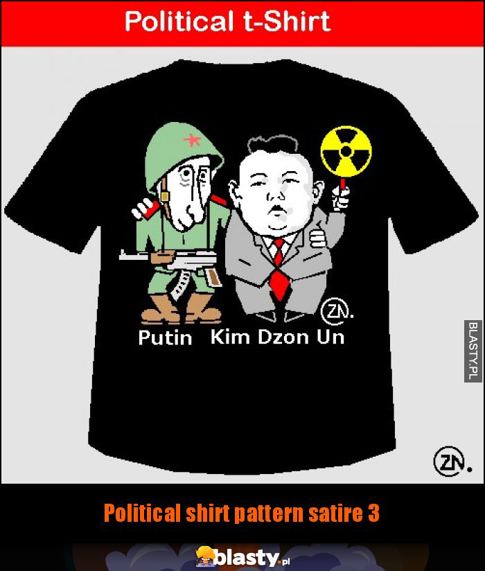 Political shirt pattern satire 3