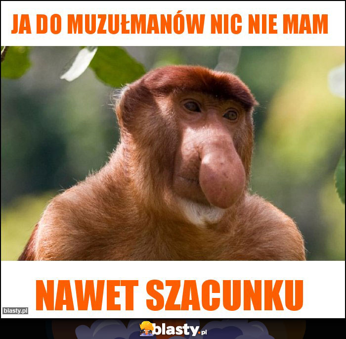 JA DO MUZUŁMANÓW NIC NIE MAM